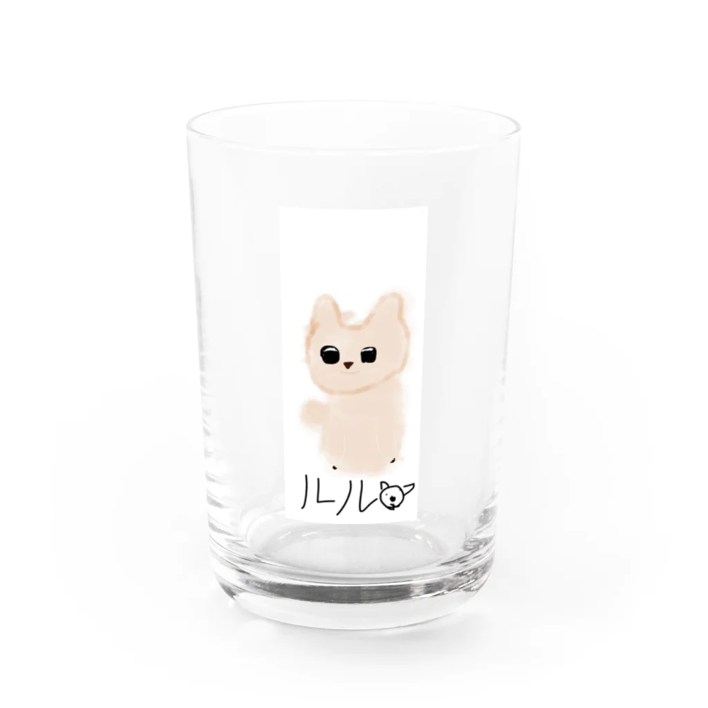 renayan0609の昨日見た犬 Water Glass :front