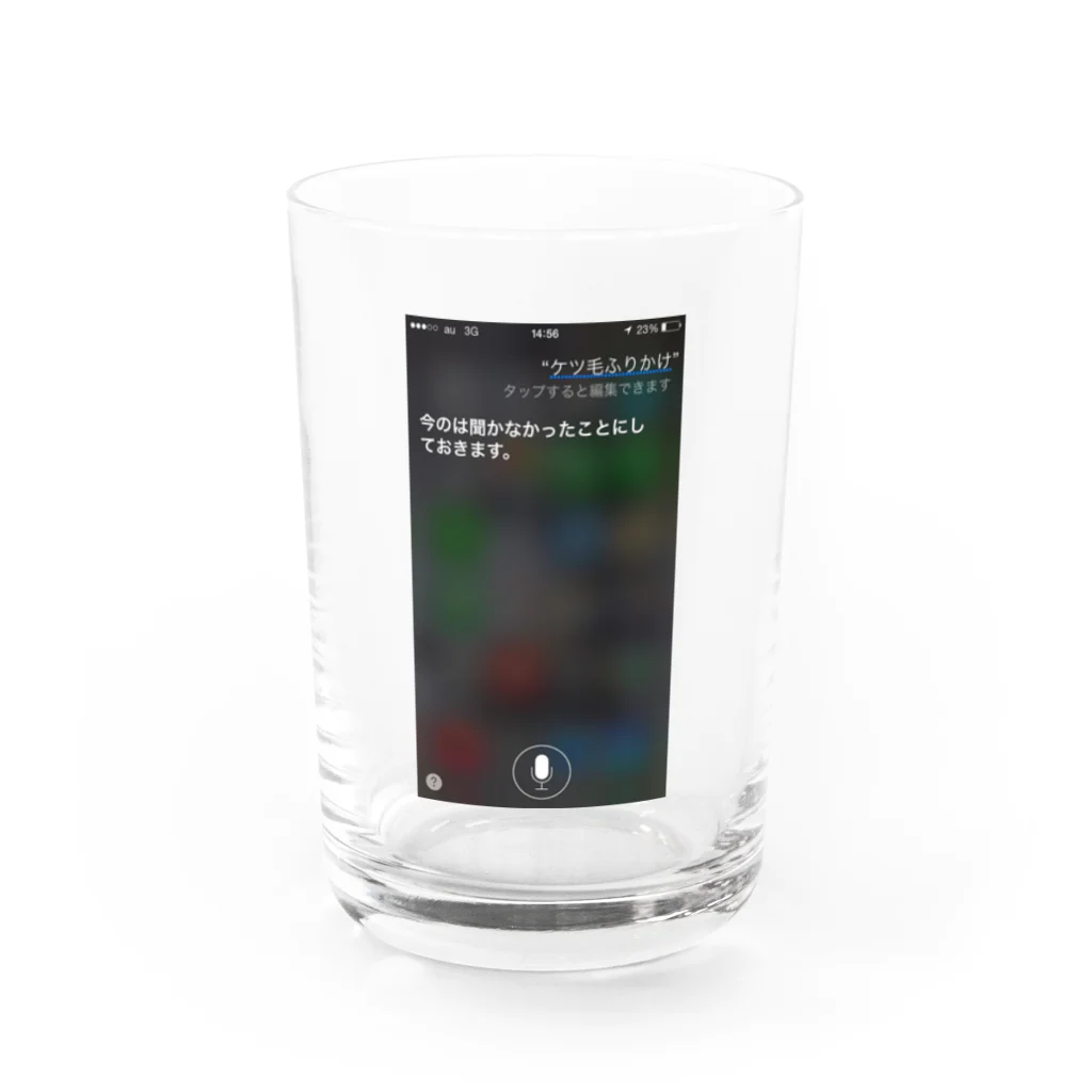 muscle_oniisanのけつ毛ふりかけ Water Glass :front