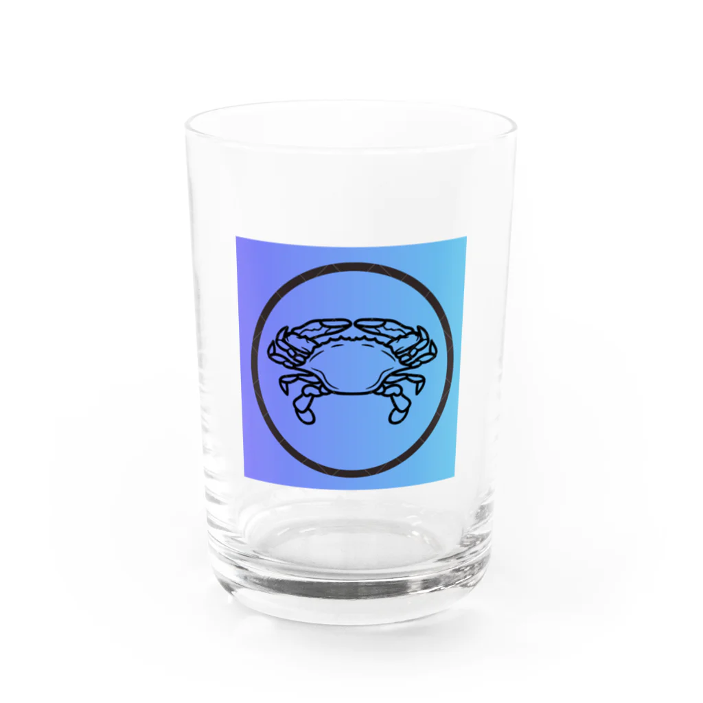 ガザミ香々地のガザミ Water Glass :front