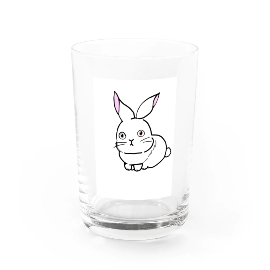 yuki_mayのKIDS RABBIT_1 Water Glass :front