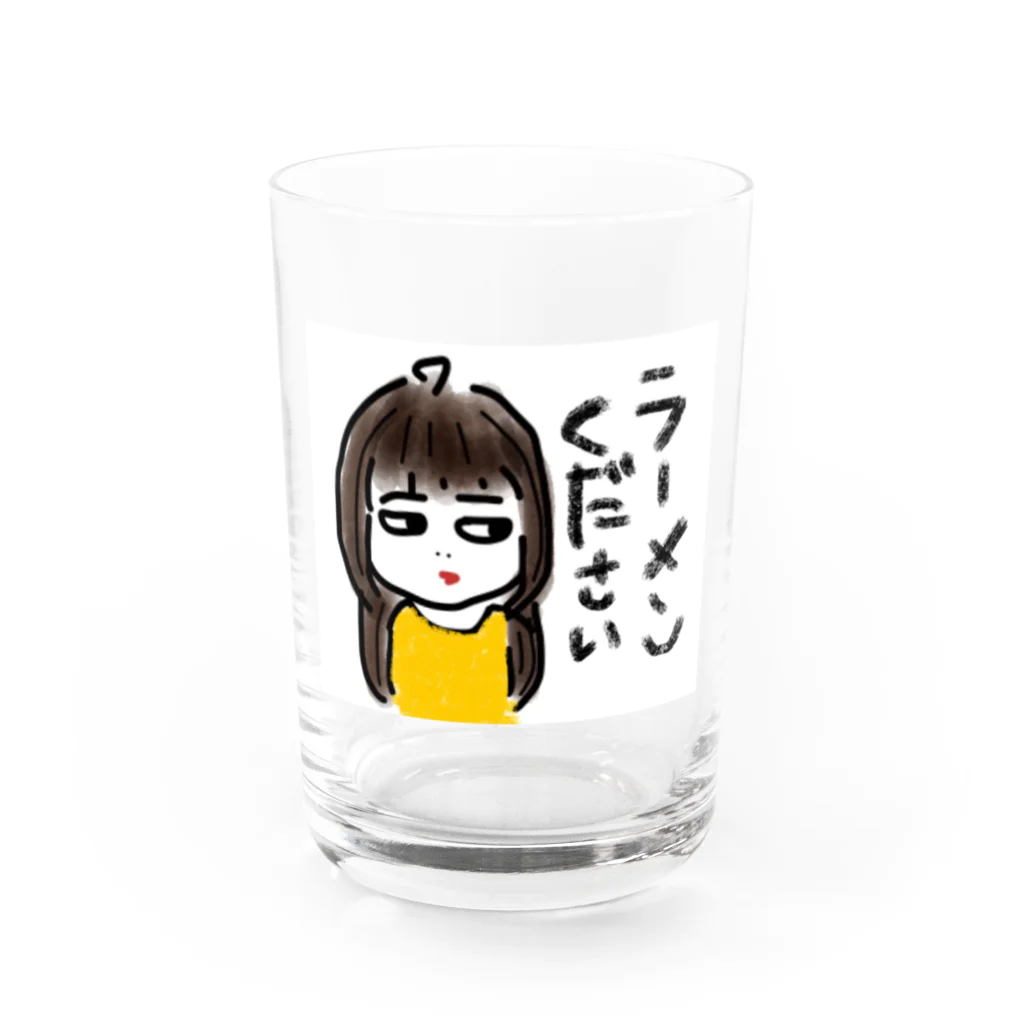 あかりともる。のラーメンください Water Glass :front