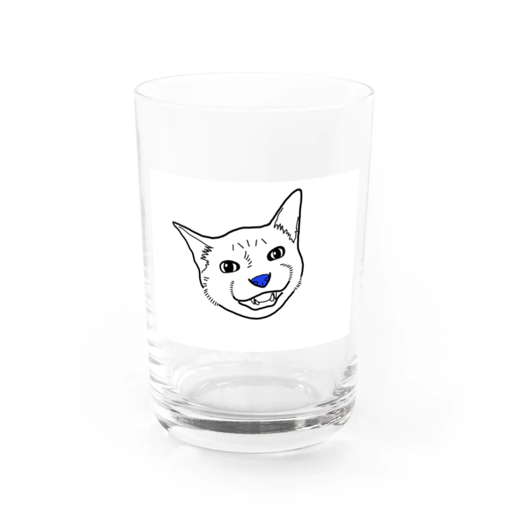 achimaguの鯛ちゃんグッズ（青鯛ちゃん） Water Glass :front