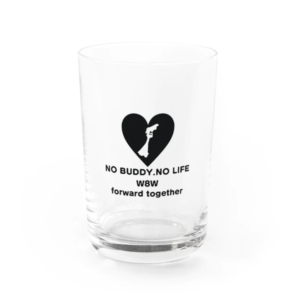 team w８w officialのｗ8ｗ能登半島復興応援プロジェクト Water Glass :front