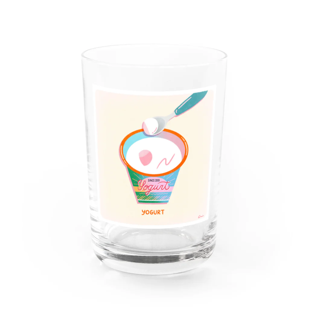 CRAFT for KIDSのへん食堂シリーズ／ヨーグルト Water Glass :front