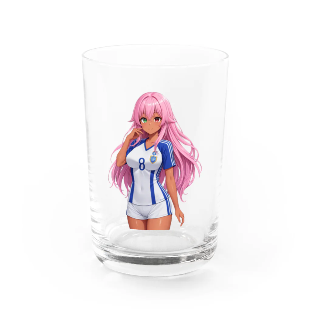 ヴィヴィオのサッカー Water Glass :front