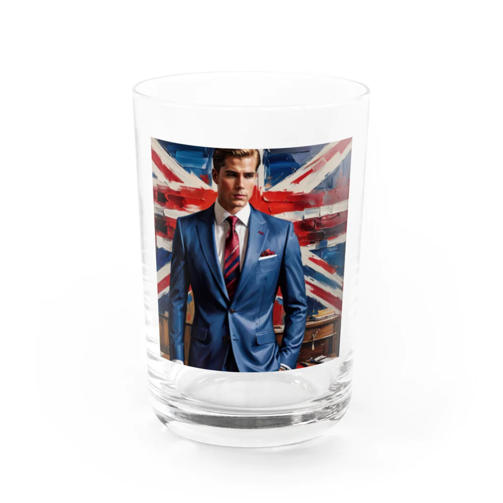 potepokeの"London's finest craftsmanship" Water Glass :front