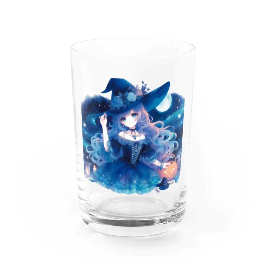 momonekokoの青い魔女 Water Glass :front