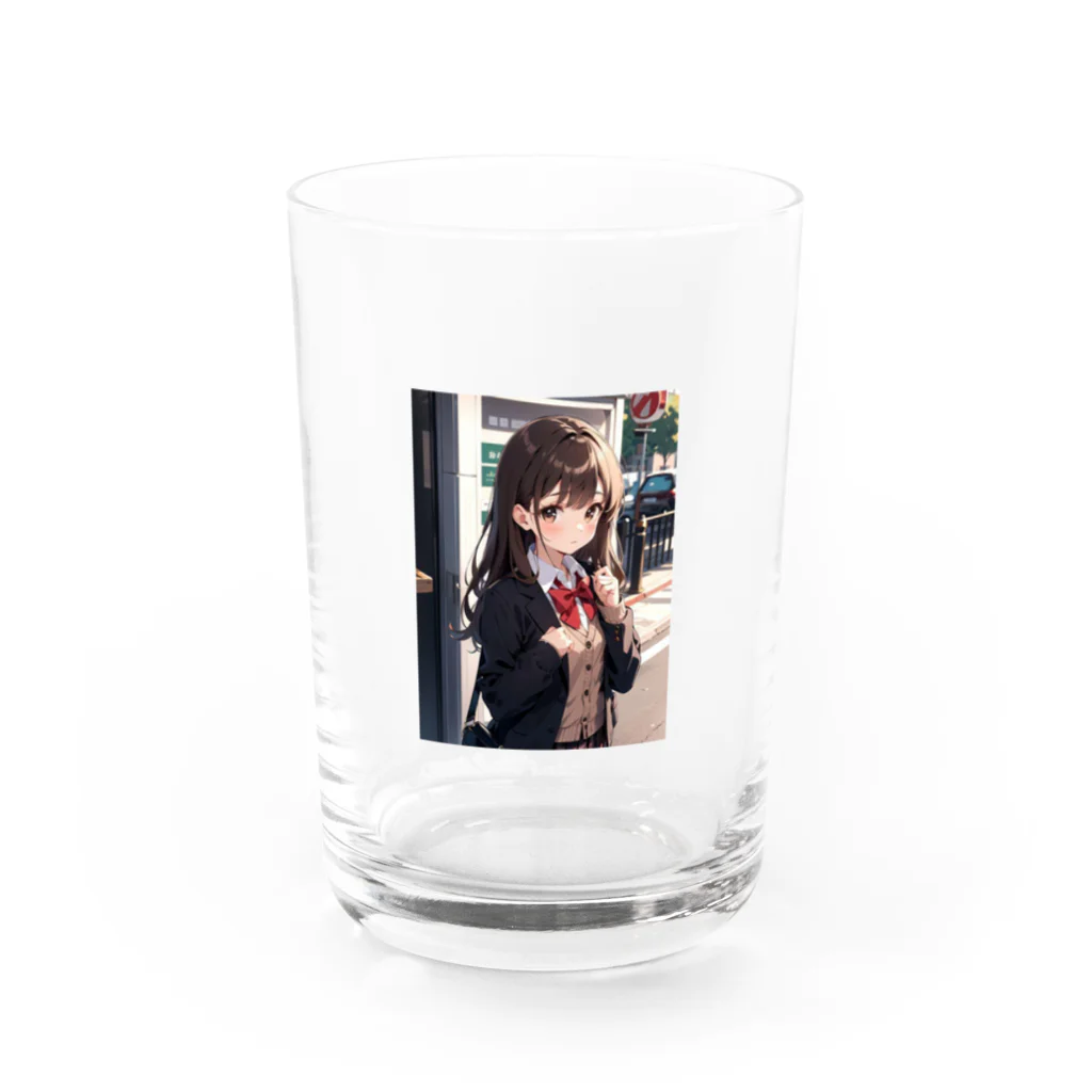 可愛い女の子グッズ販売の可愛いJK Water Glass :front