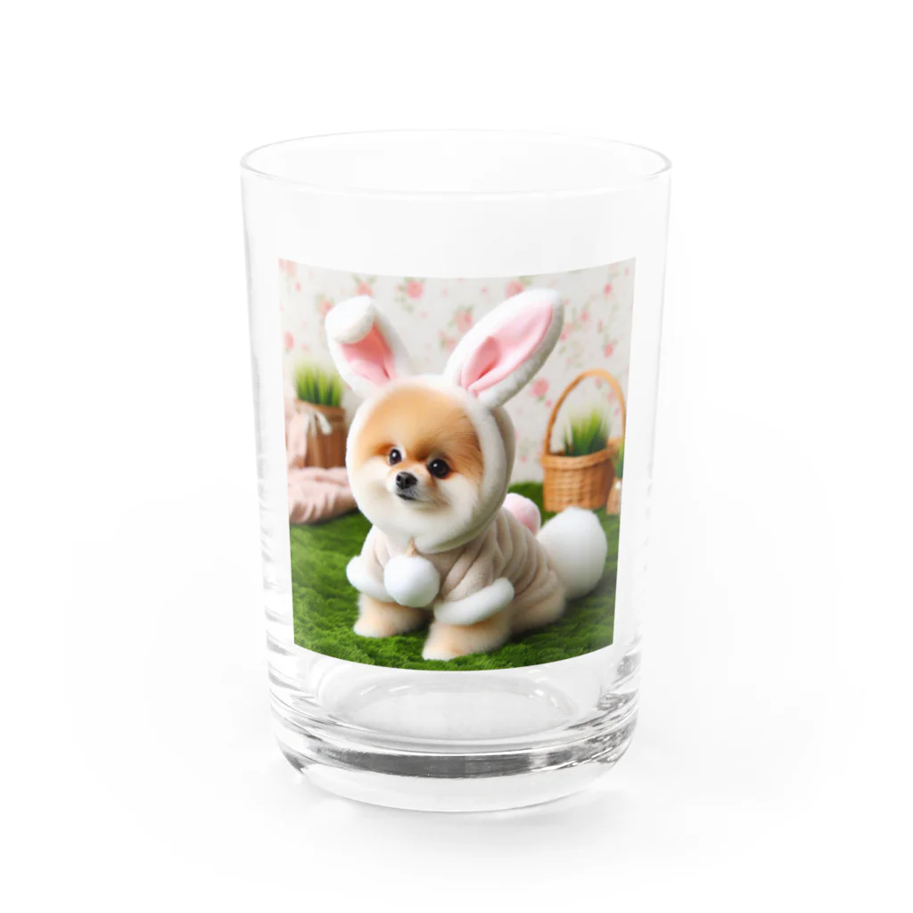 meg_milkのポメちゃん Water Glass :front