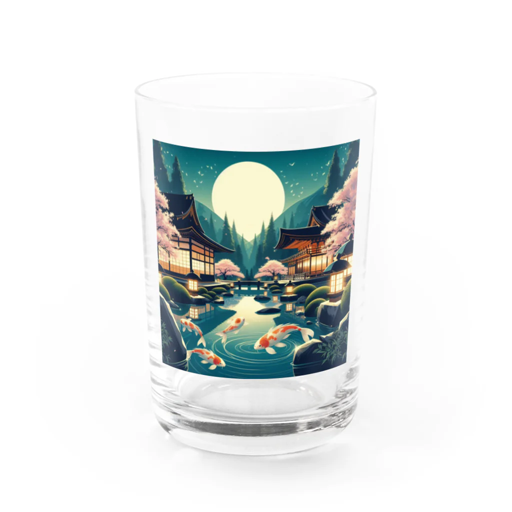 癒しの部屋の和モダンな風景 Water Glass :front