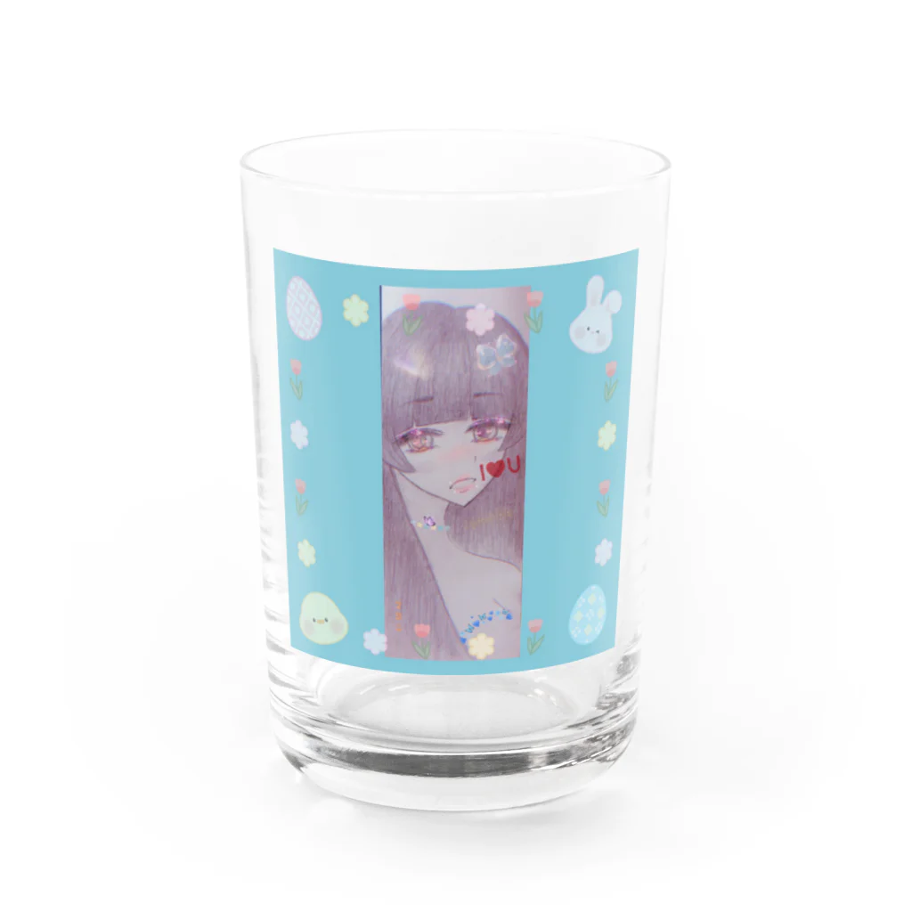 りゅ姫愛 Ｌｙｕｋｉａ🖤*･°のぐろーざちん♡ Water Glass :front