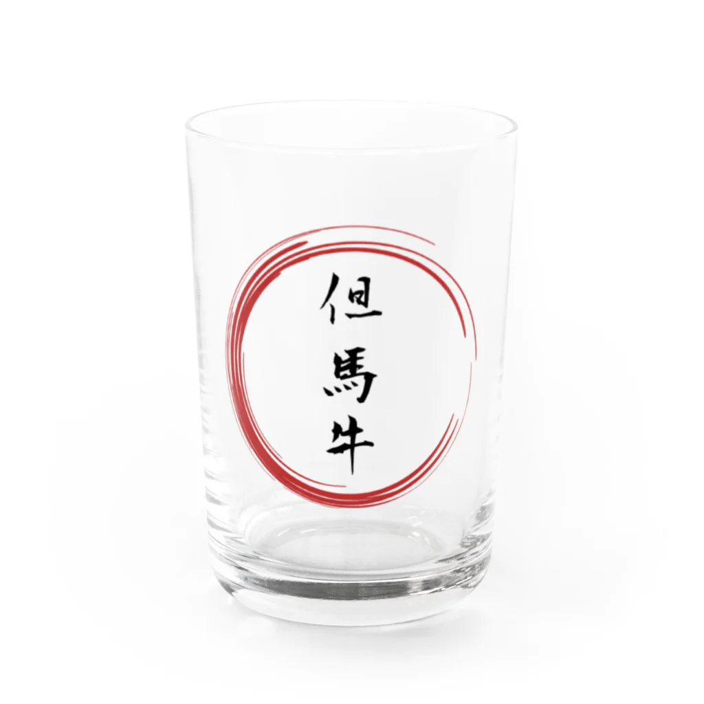 noririnoの但馬牛グッツ Water Glass :front