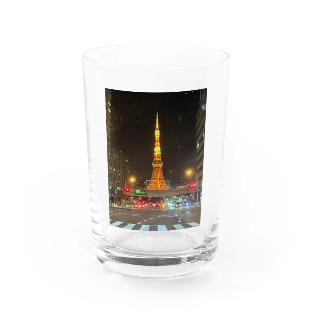 JohnDo Shopの東京タワー Water Glass :front