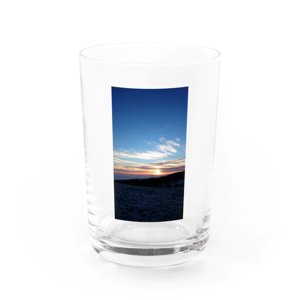 kabasの初雪 Water Glass :front