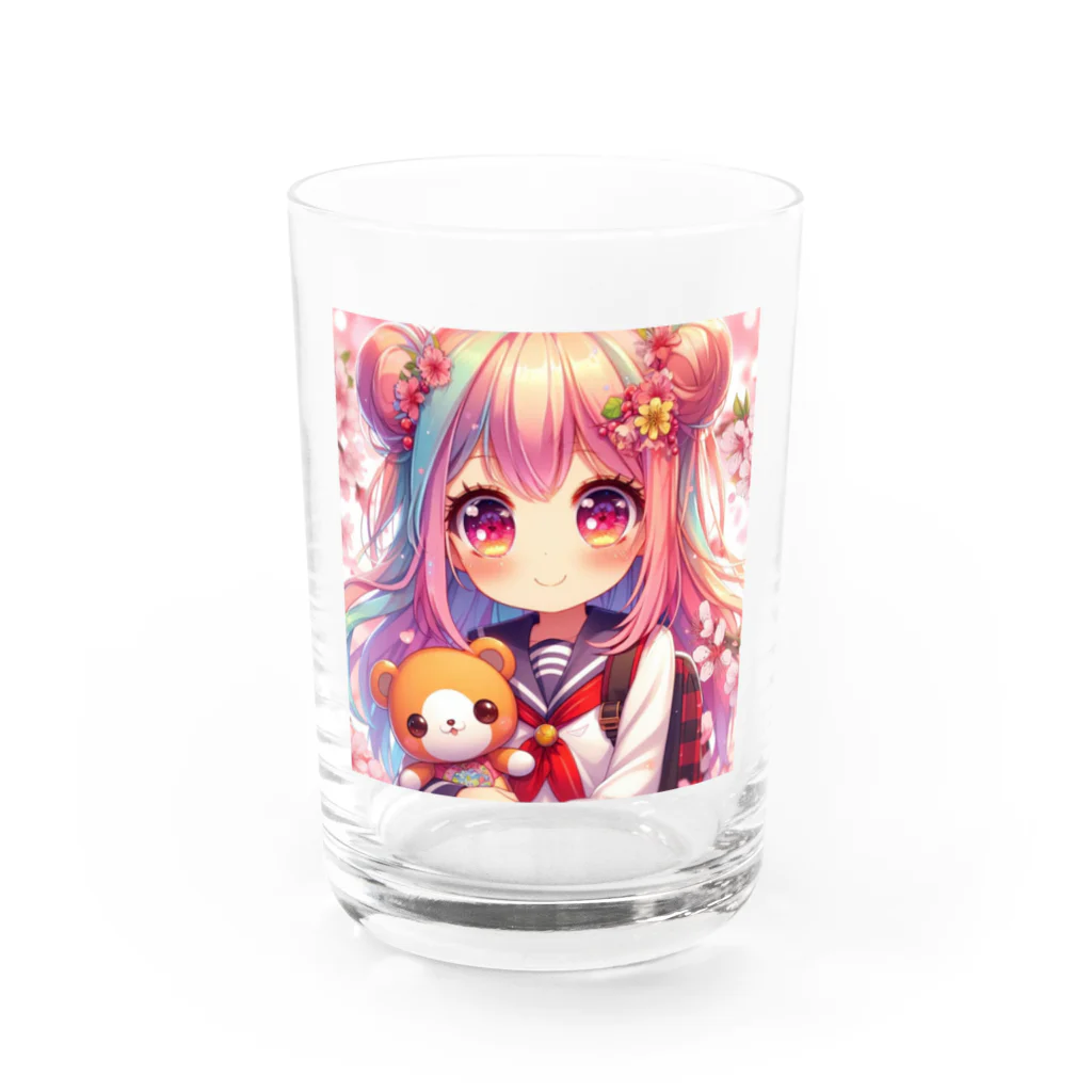 SWQAの可愛い女の子 Water Glass :front