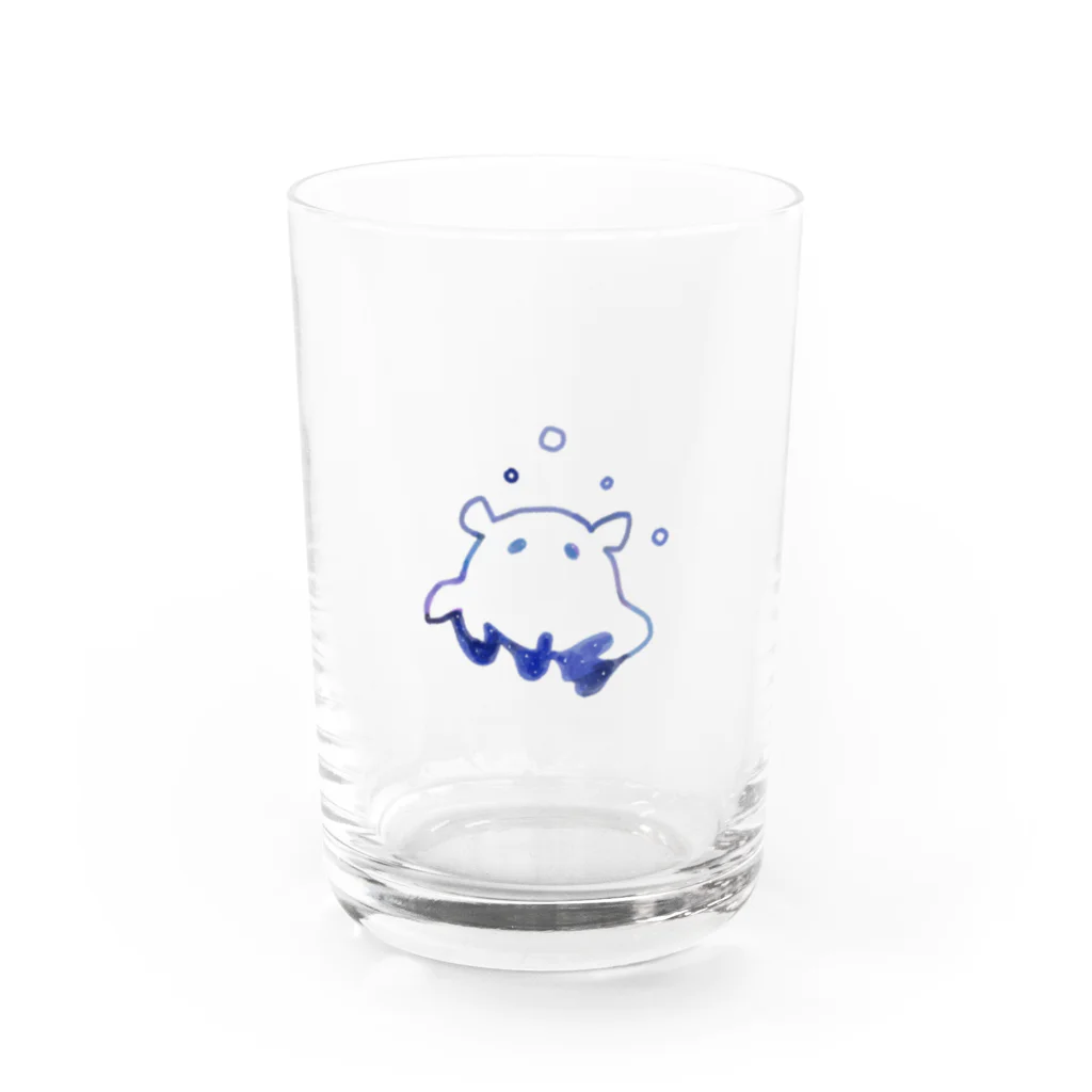 ledapiのﾌﾞｸﾌﾞｸめんだこ Water Glass :front