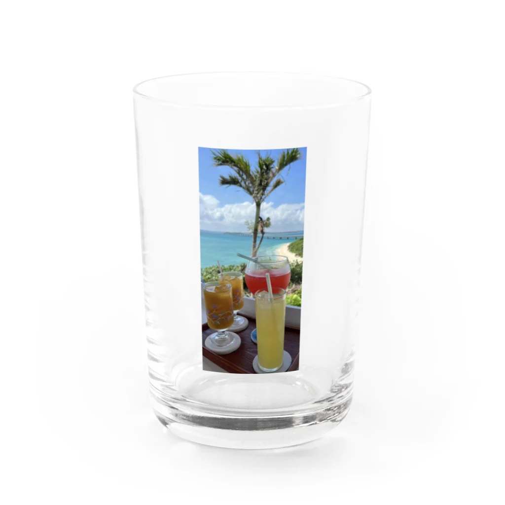 沖縄筋肉屋の南国、トロピカール🏝️ Water Glass :front