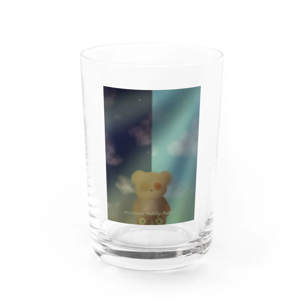 Castagna-カスターニャのくまのぬいぐるみ Water Glass :front