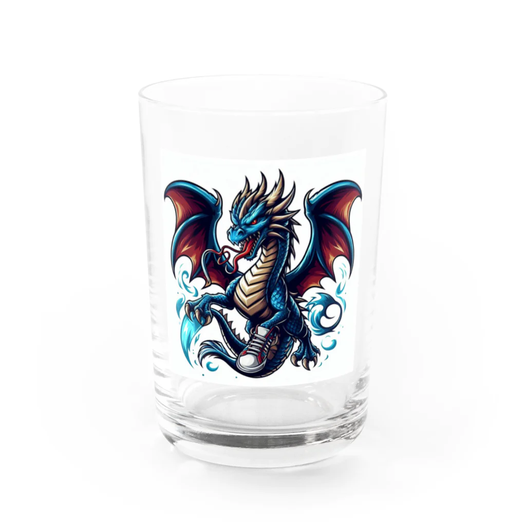 アミュペンのどこか空想的で美しい存在「ドラゴン」 Water Glass :front