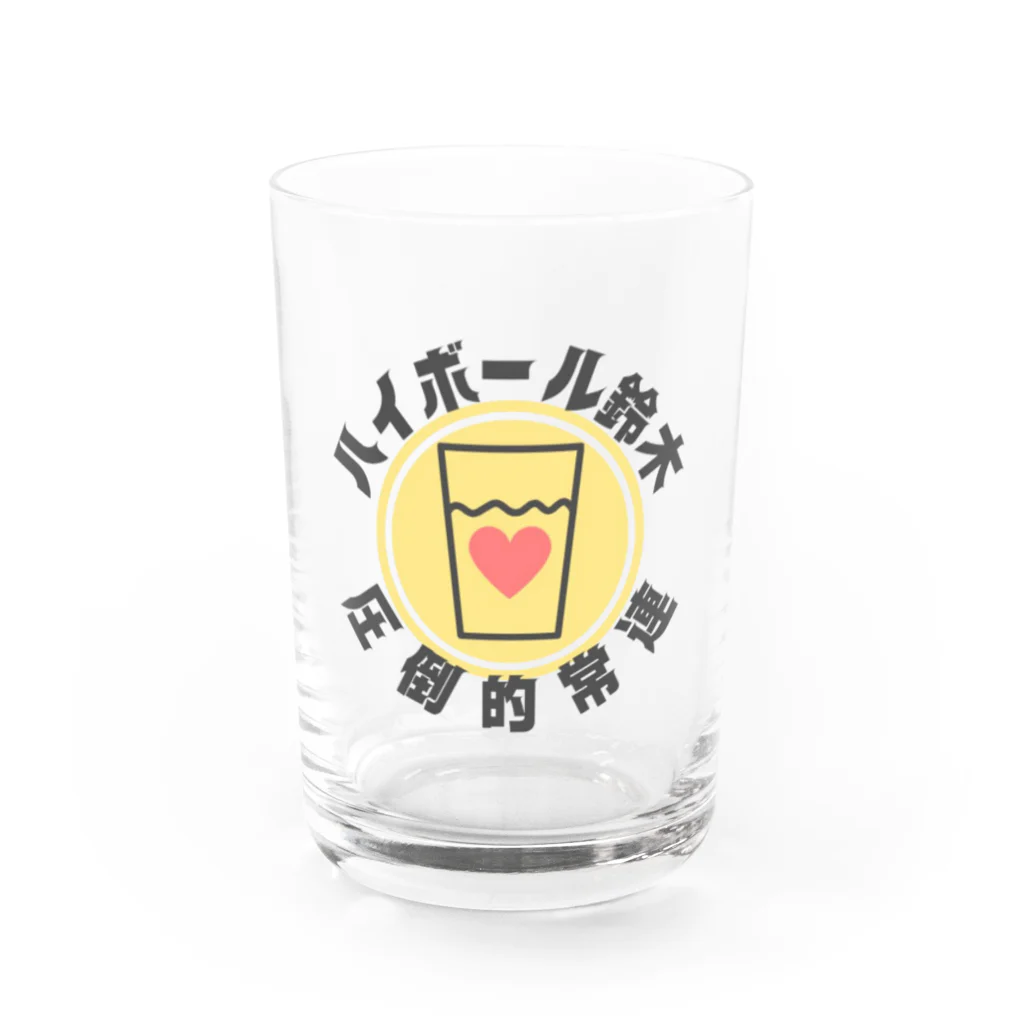 鈴木屋の圧倒的じょー連 Water Glass :front