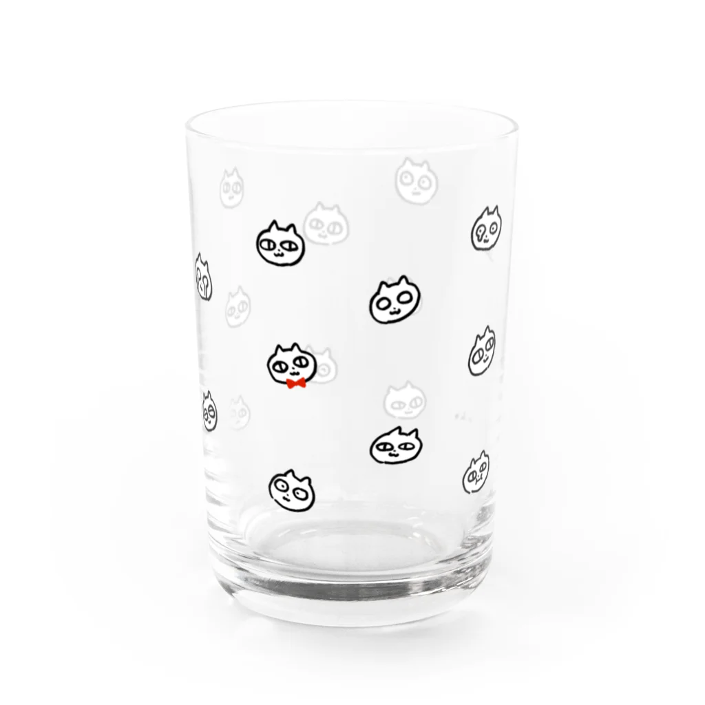 うのねこshopのうのねこ蝶ネクタイ B Water Glass :front