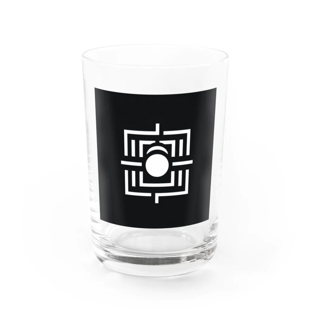 蕪式会社NEETのニートシンボル Water Glass :front