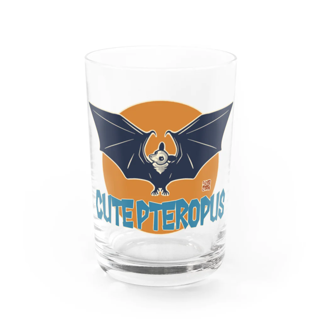 BATKEI ARTのCute Pteropus Water Glass :front