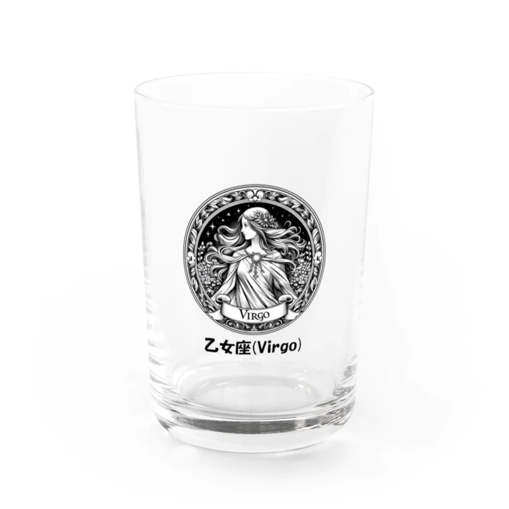 keystoneの乙女座(Virgo) Water Glass :front