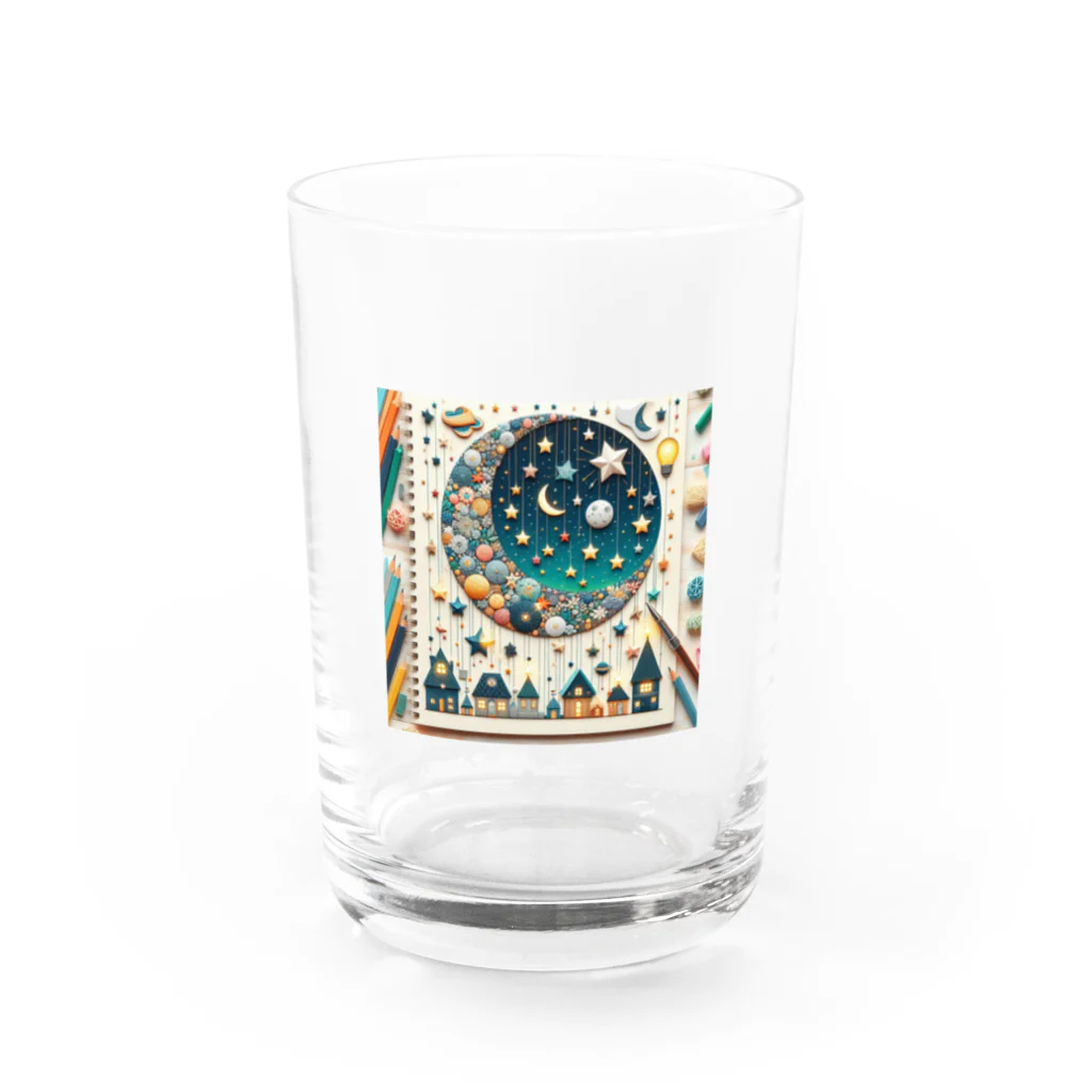 Mizのゆるハウスの夜空の煌き✨ Water Glass :front