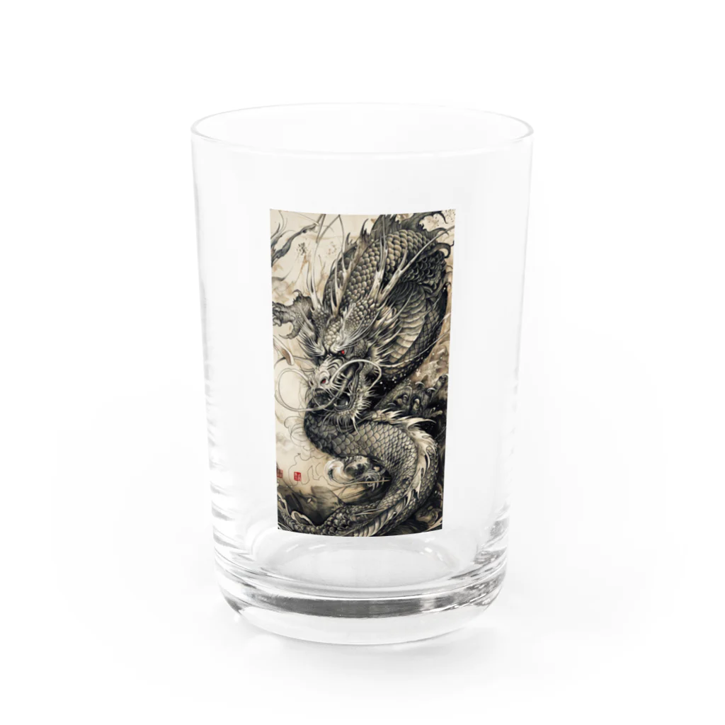 Leopardxxxの龍神 Water Glass :front