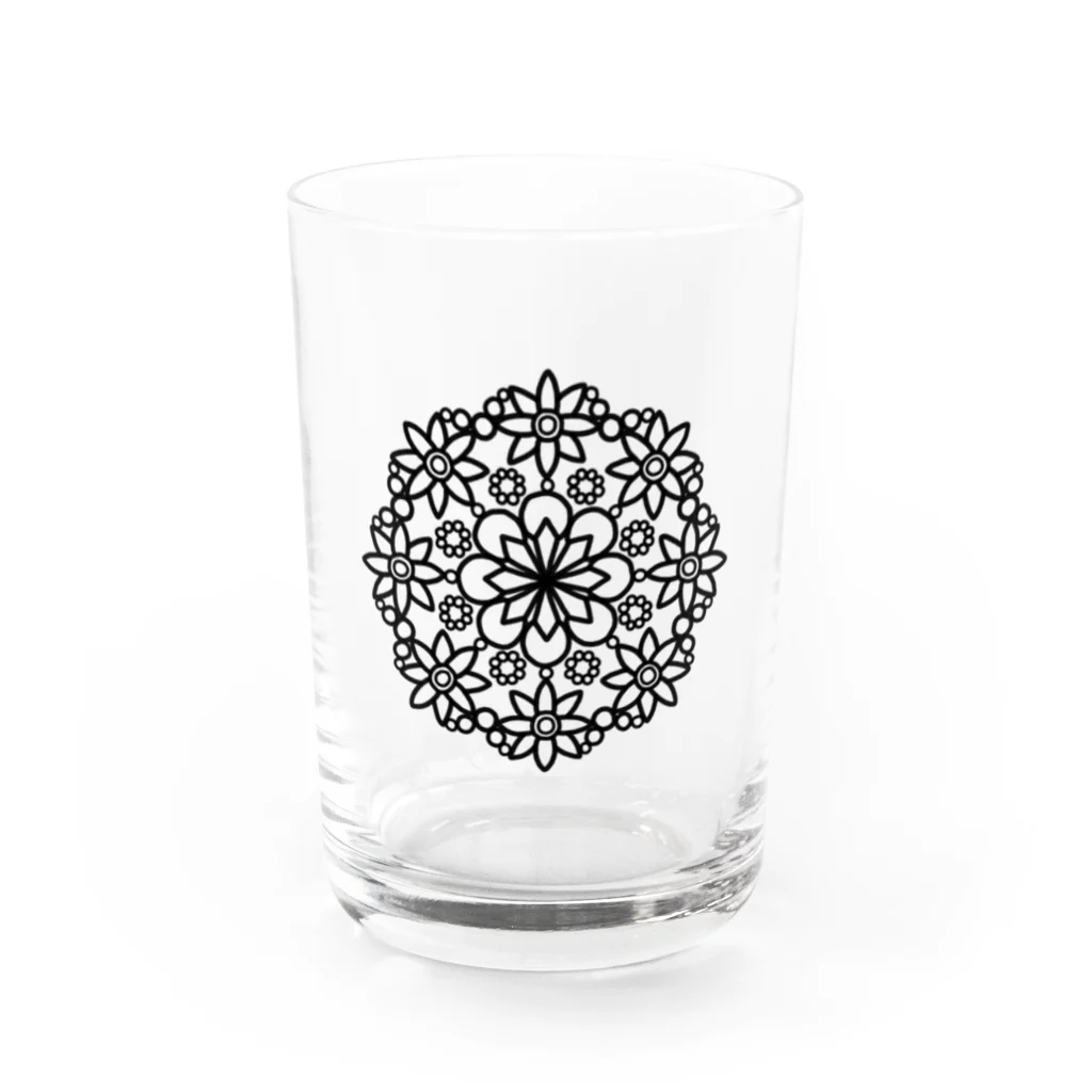 ARIGATOU-81のMANDALA •6• (B) Water Glass :front