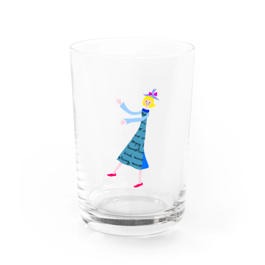 nachau7の自分らしく Water Glass :front