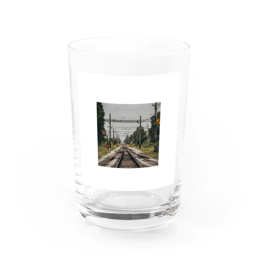 atoyuki_SHOPの鉄道レールデザイン Water Glass :front