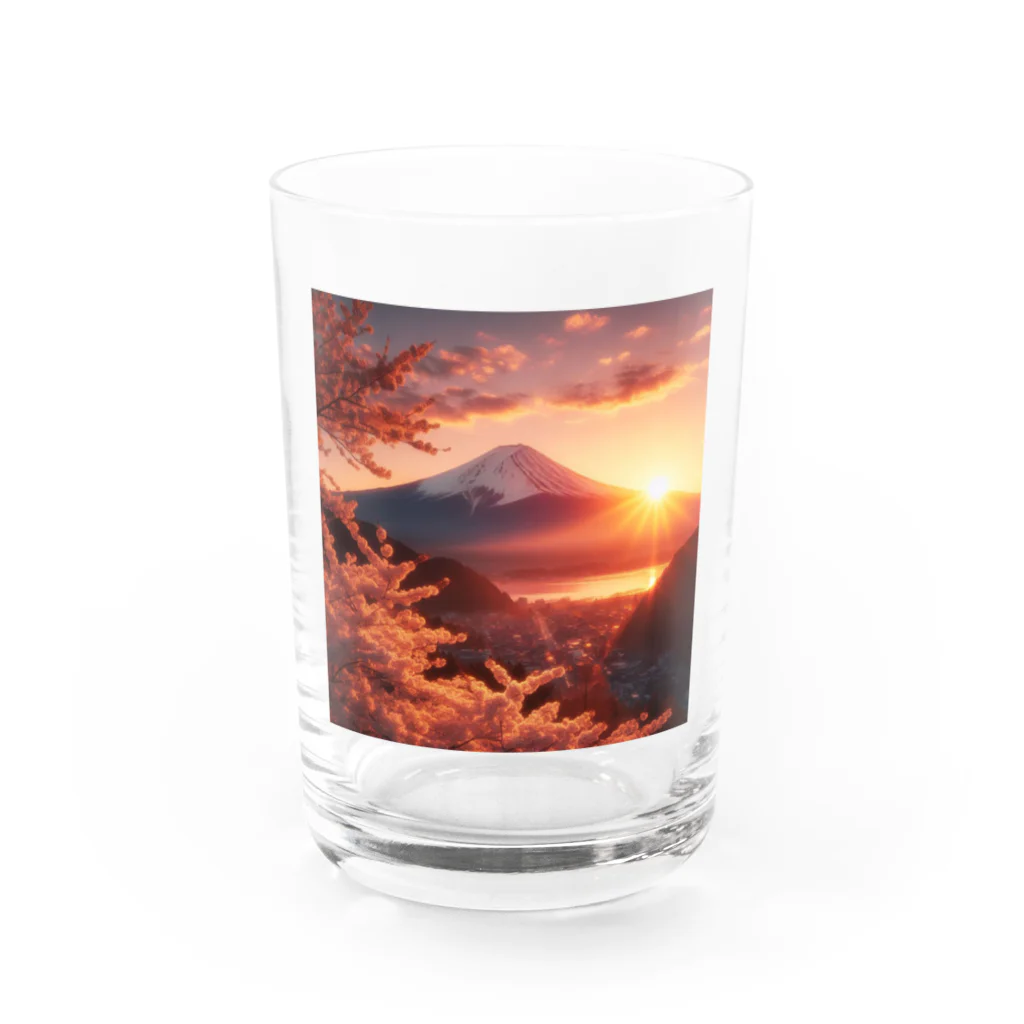 ホリデーshopのフジ Water Glass :front