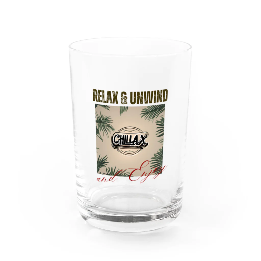 si-moのゆっくりまったりリラックス　Chillax!シリーズ Water Glass :front