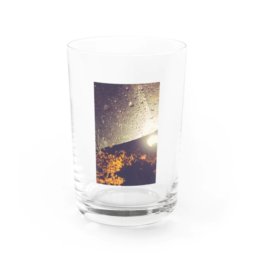 Lv.1の傘（夜の公園） Water Glass :front