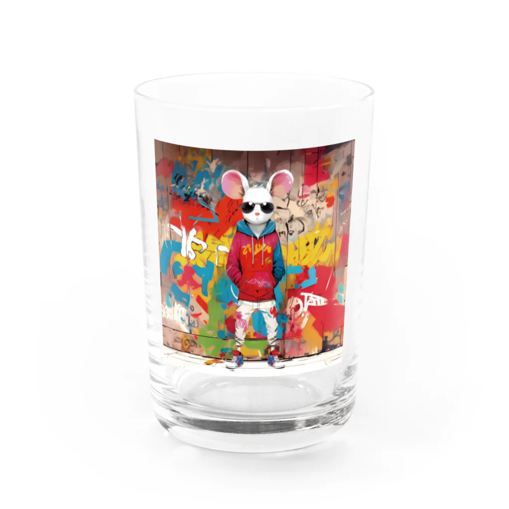 GRAFFITYのmouse-man-1 Water Glass :front