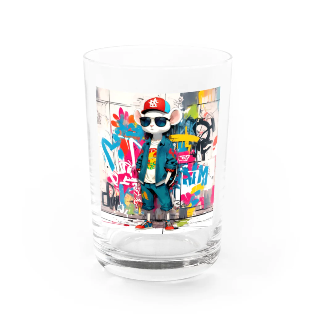 GRAFFITYのmouse-man-2 Water Glass :front