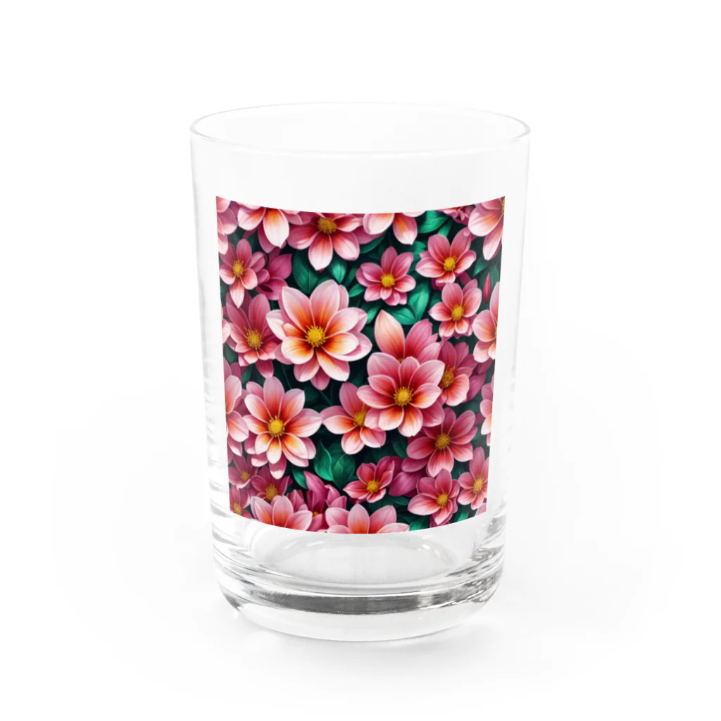 OTIRUBUTUBUTUの赤い花 Water Glass :front