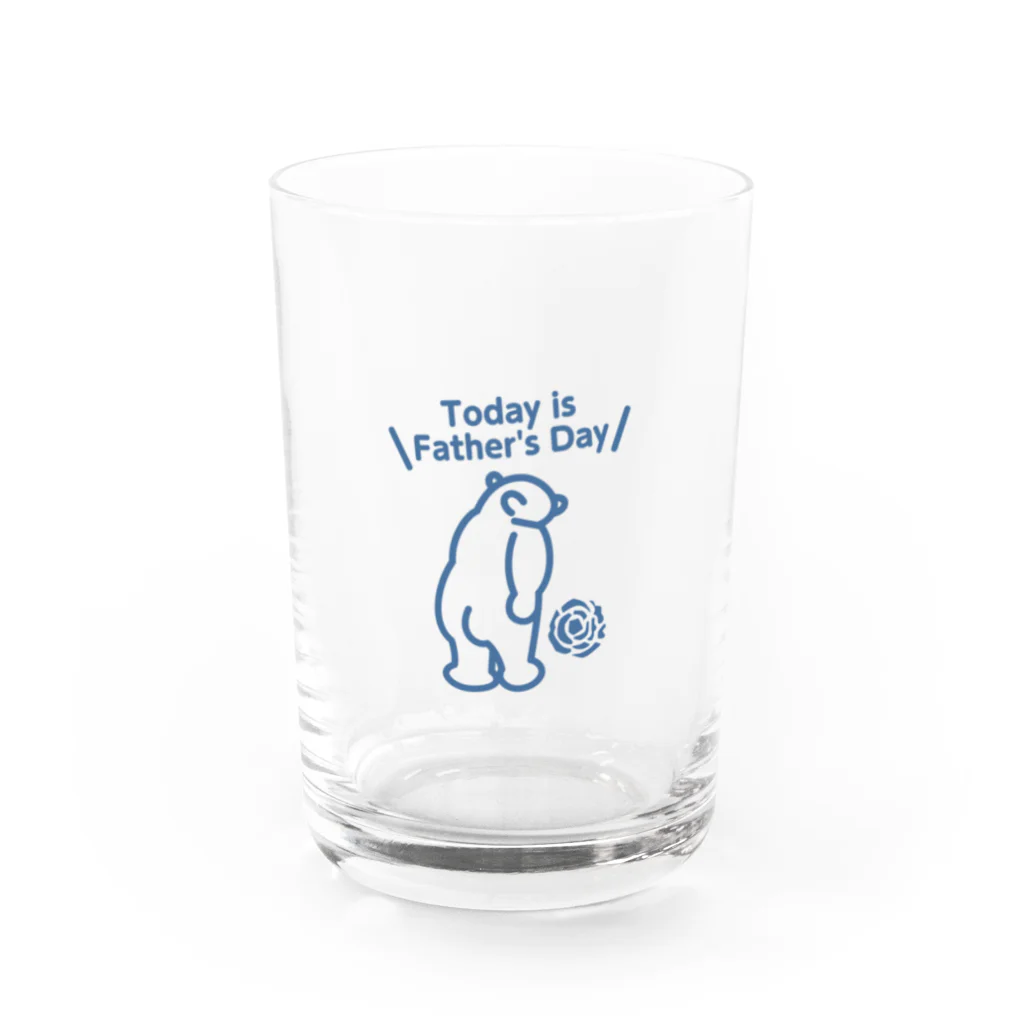 grandeviolaDESIGNの今日は父の日です！アピールデザイン！ Water Glass :front