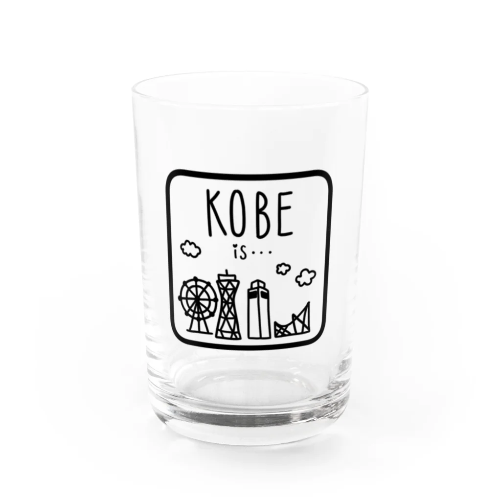 アモズクリエイトのKOBE is… glass Water Glass :front