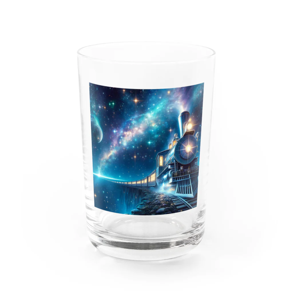 亀蘭タマムシの銀河鉄道の夜は、青空文庫で Water Glass :front