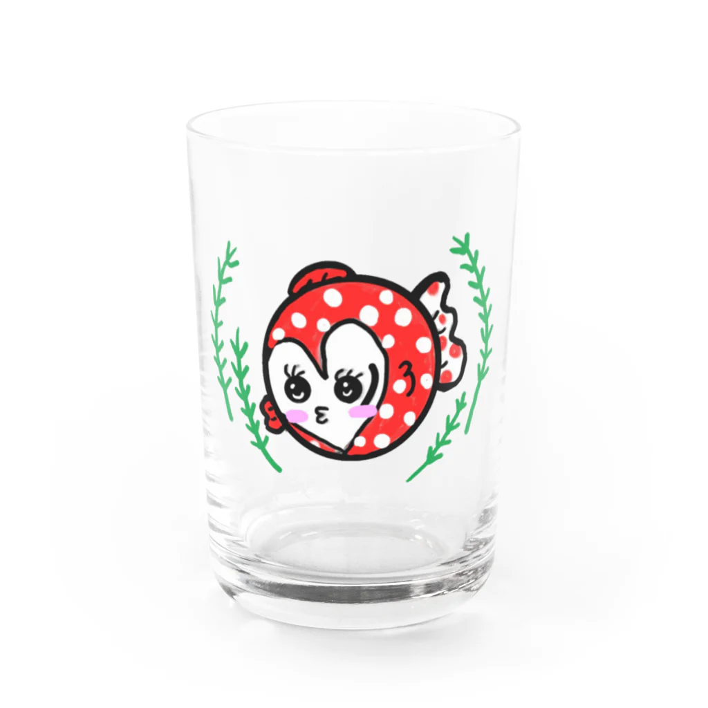 のすけmama (YouTuber)の金魚 ピンポンパール Water Glass :front