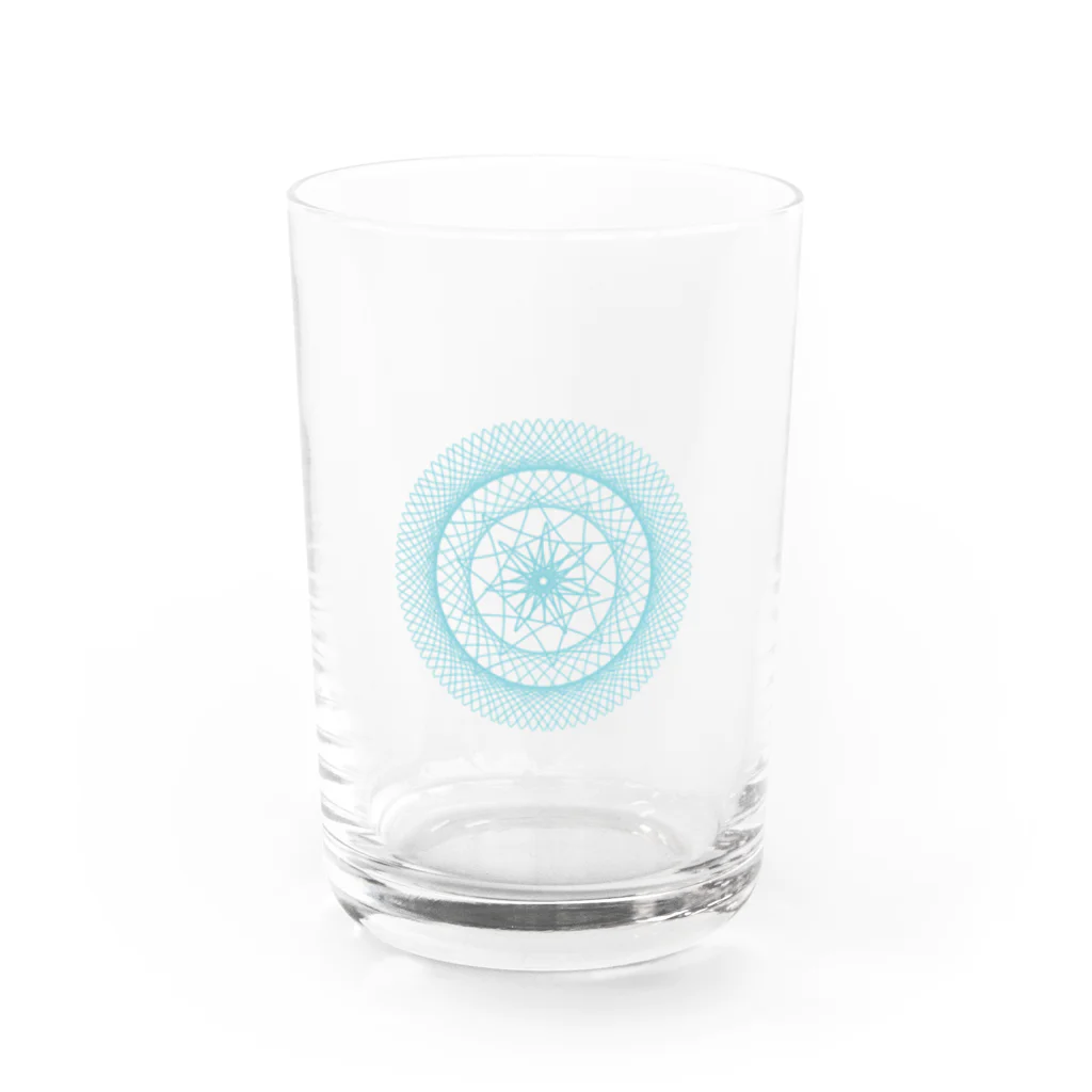 美詞の店の神聖幾何学模様風✨bl2 Water Glass :front