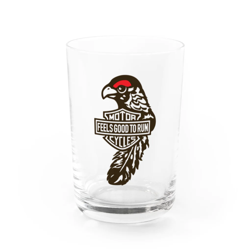 tee__csのMRT - Feels Good To Run 信州II Water Glass :front