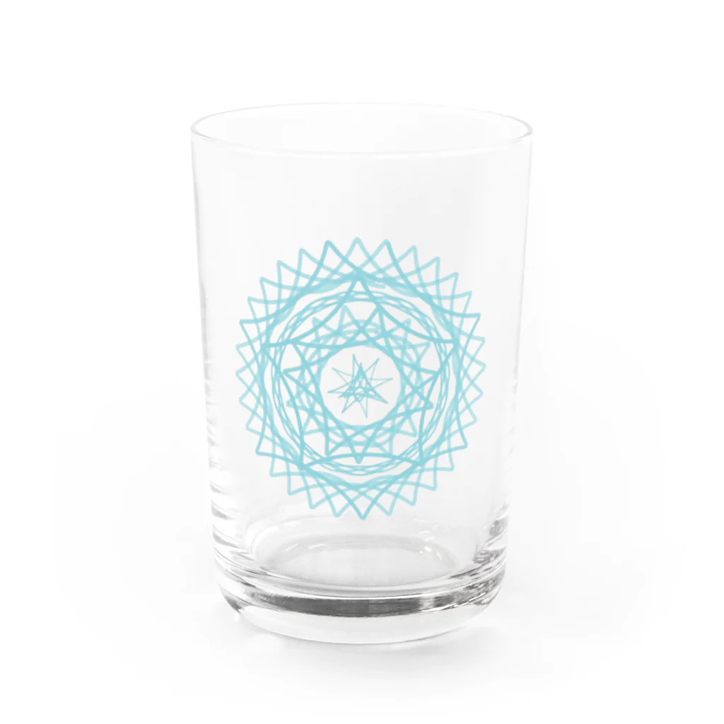 美詞の店の神聖幾何学模様風✨bl1 Water Glass :front