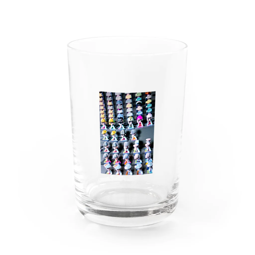 momonekokoの彩り豊かな小さなフィギュアたち Water Glass :front