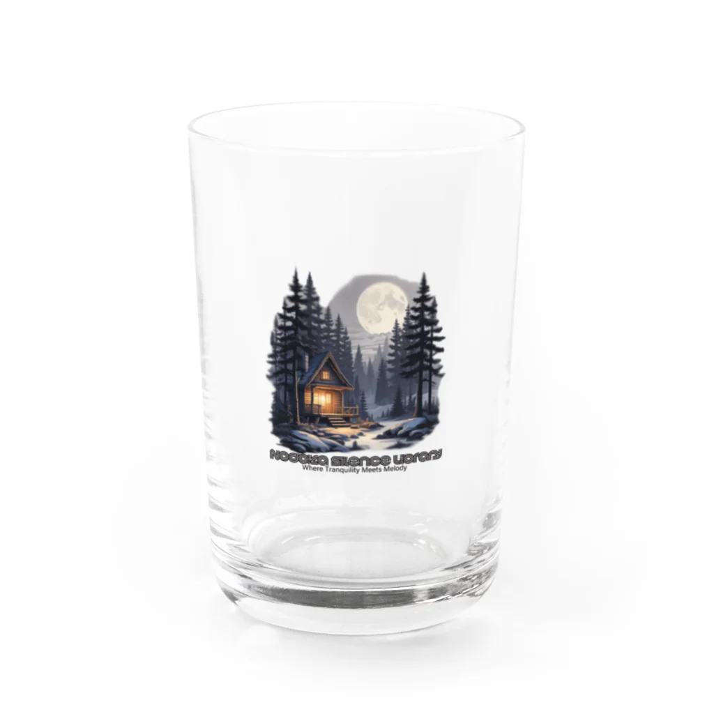 Nodoka Silence Library - WEB SHOPのSnow Cottage Water Glass :front