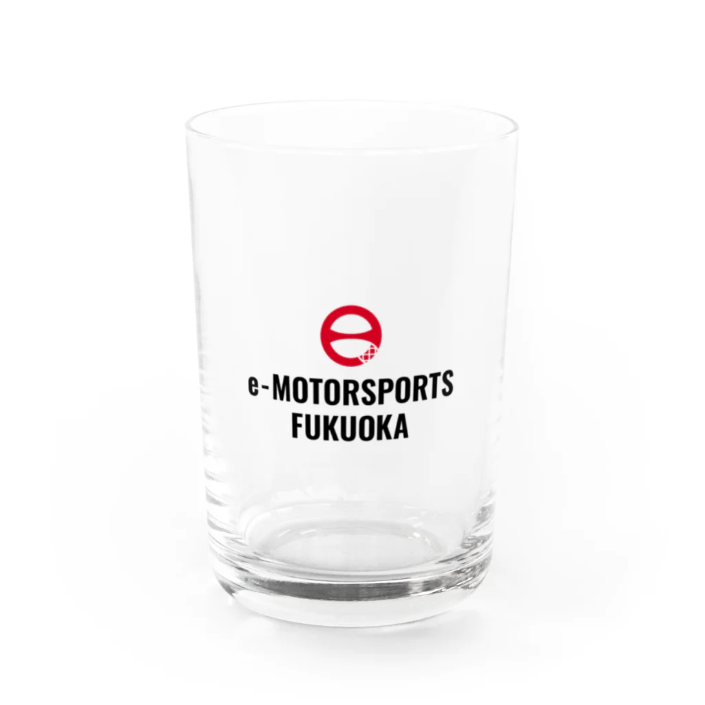 eモータースポーツ福岡のeM福岡　グラス Water Glass :front