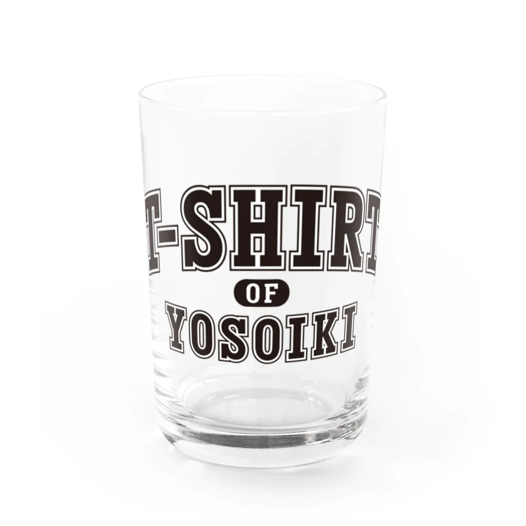 グラフィンのよそいきのTシャツ Water Glass :front